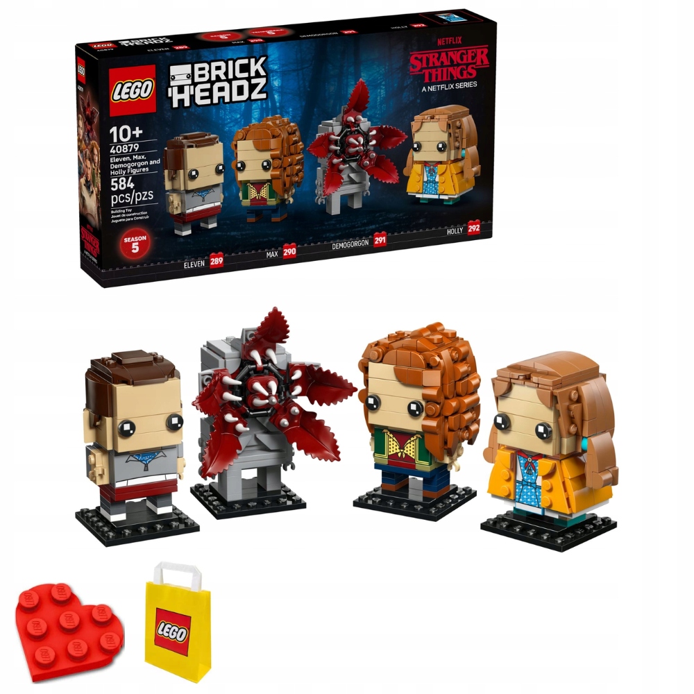 Lego BrickHeadz 40879 Figurky jedenáctky, Max, Demogorgona a Holly