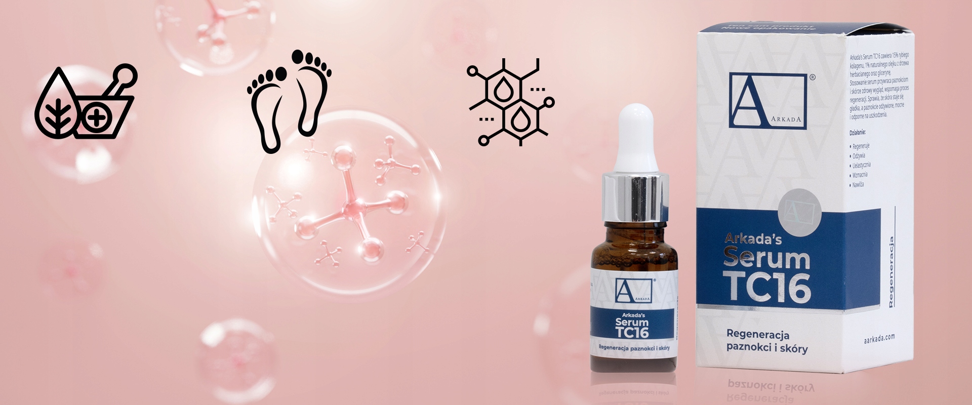 ARKADA serum kolagenowe TC16 odbudowa paznokc Rodzaj serum