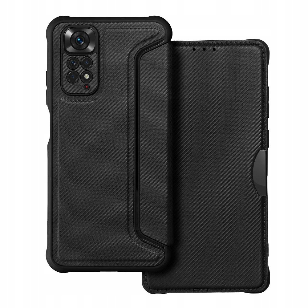 Etui z klapką na Xiaomi Redmi Note 11 11S Razor Book czarne