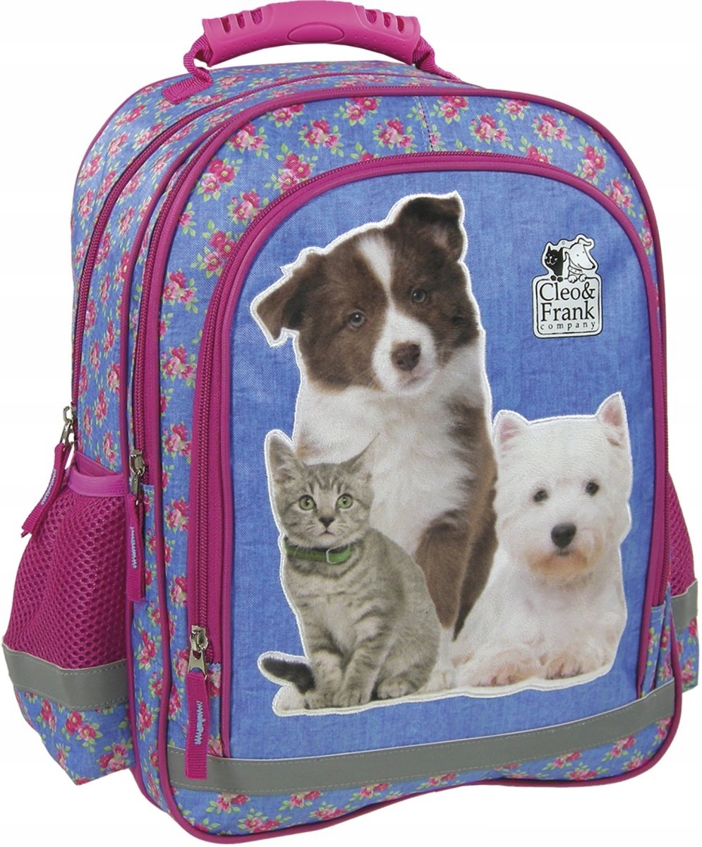 PLECAK SZKOLNY CLEO & FRANK PSY I KOTY DERFORM