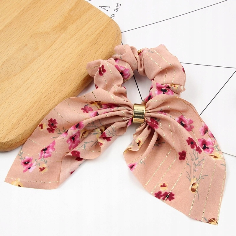 GUMKA FROTKA DO WŁOSÓW SCRUNCHIES apaszka 1szt. Rodzaj pojedyncza gumka