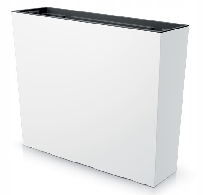 SKRZYNIA DONICZKA WYSOKA Z WKŁADEM BIAŁA MAT URBI CASE H-50 GŁADKA