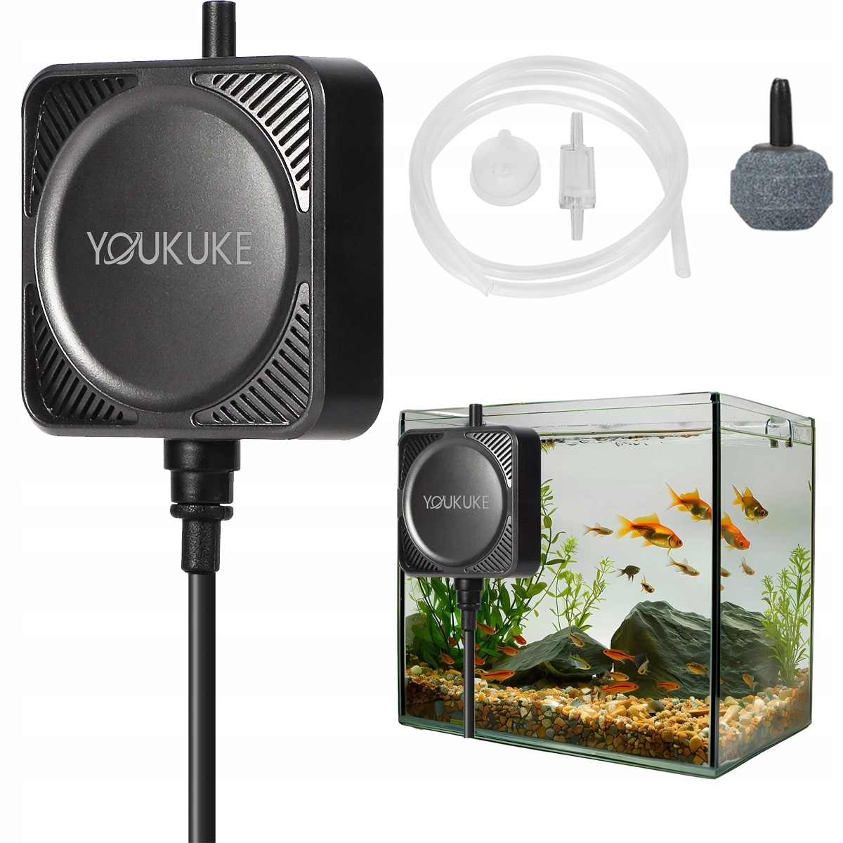 Levně Mini Provzdušňovač, Akvarijní Vzduchová Pumpa, Přenosná