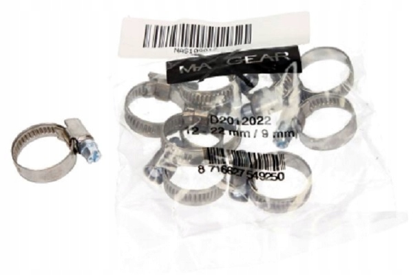 MAXGEAR хомут 12-22 / 9 W2 червячный
