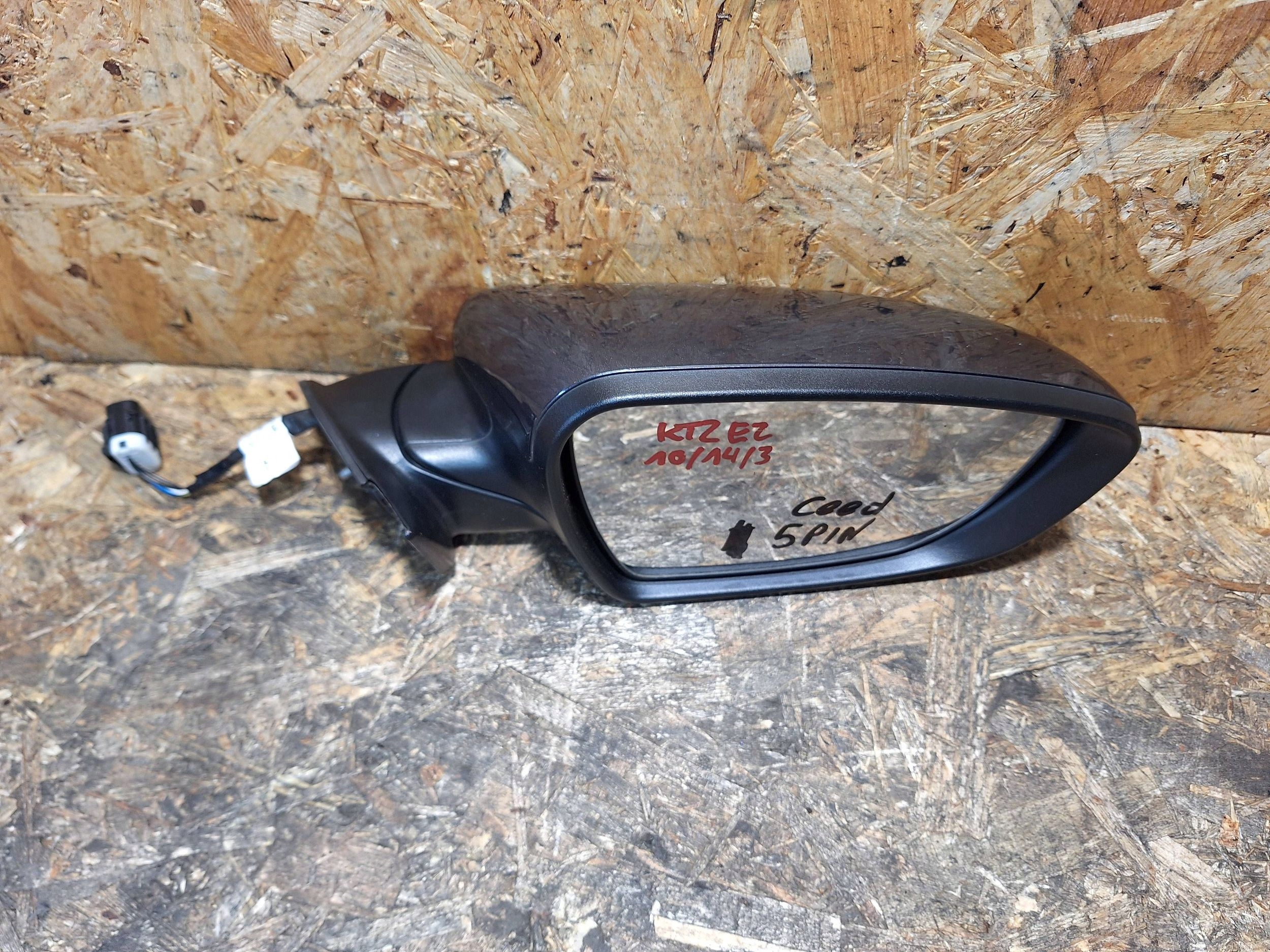 mirror right KIA CEED II 12-17 5 PIN EUROPA