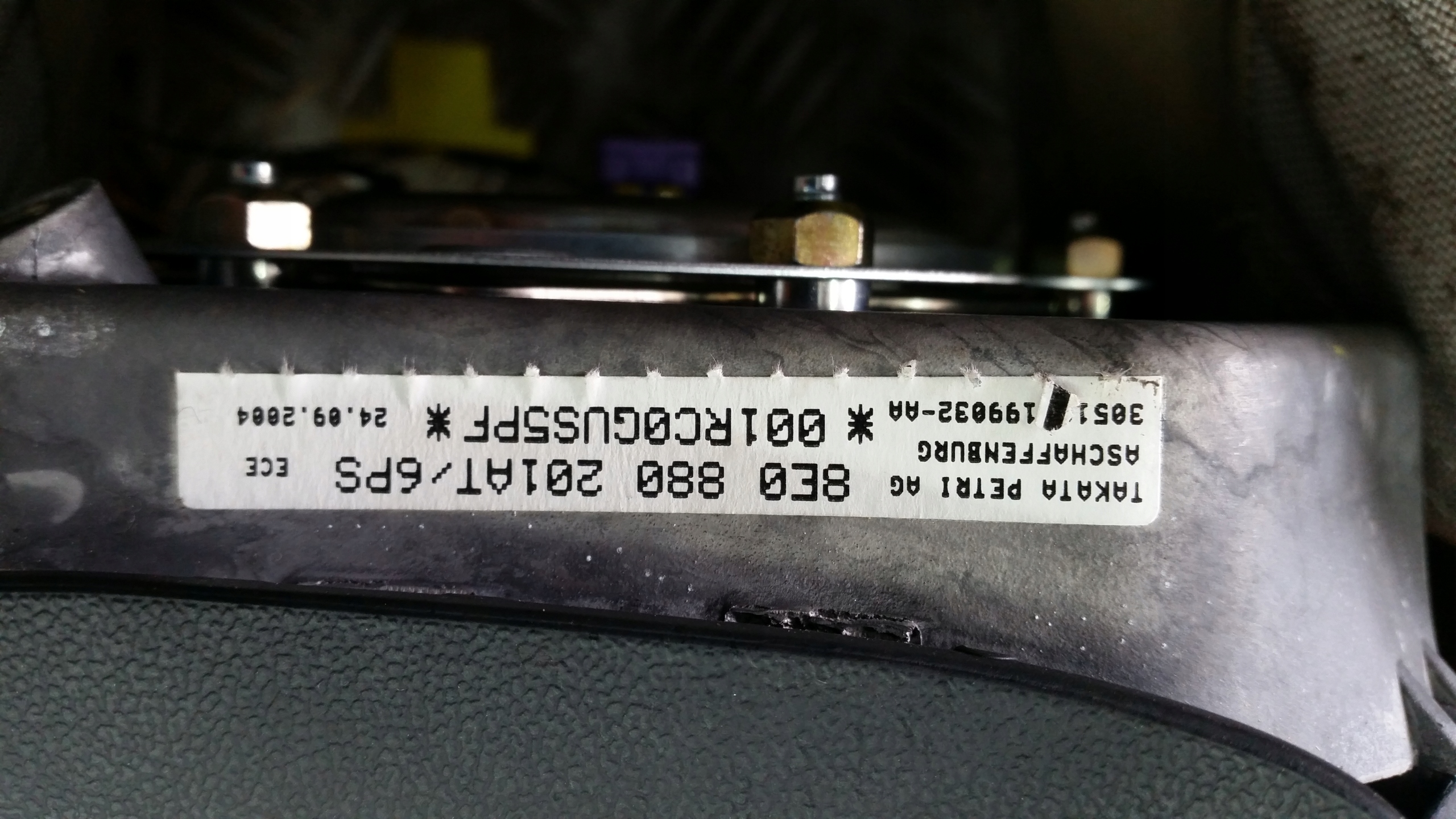 Audi A4 B6 подушка подушки безопасности