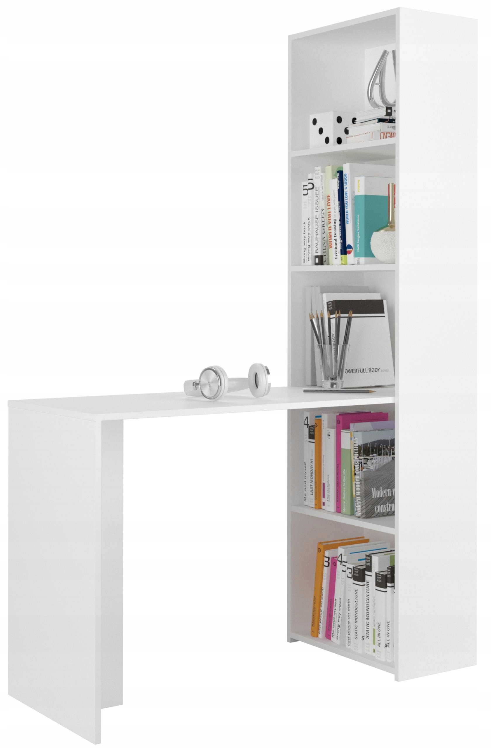 

Biurko regał stolik 120cm BB-50S Biały