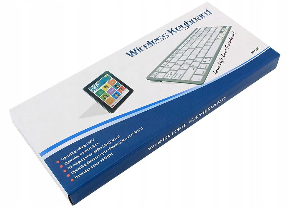 Klawiatura bezprzewodowa BT ANDROID iOS PC WINDOWS Model AK198C