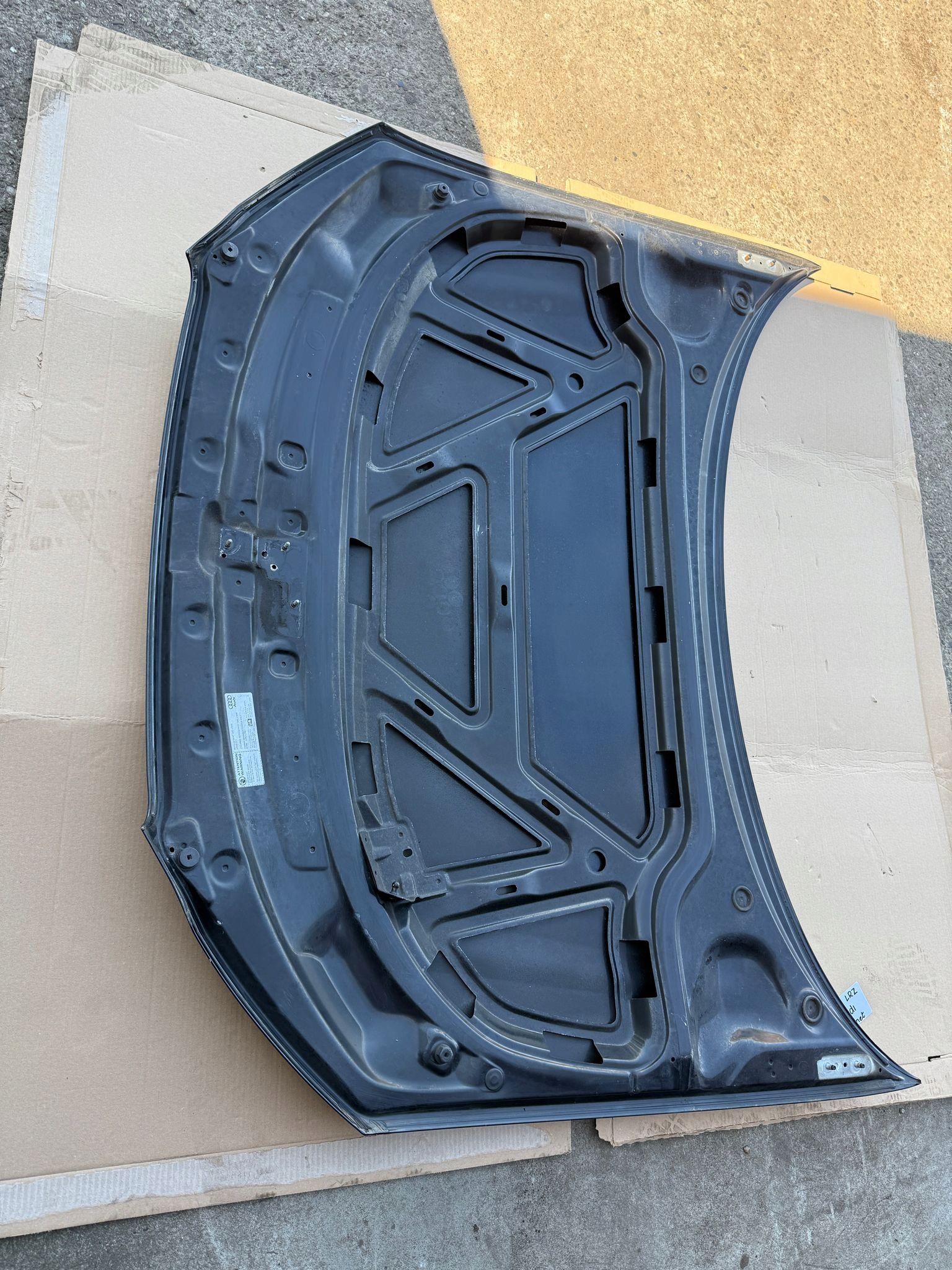 AUDI A3 8P0 LIFT 08- motorhaube schwarze