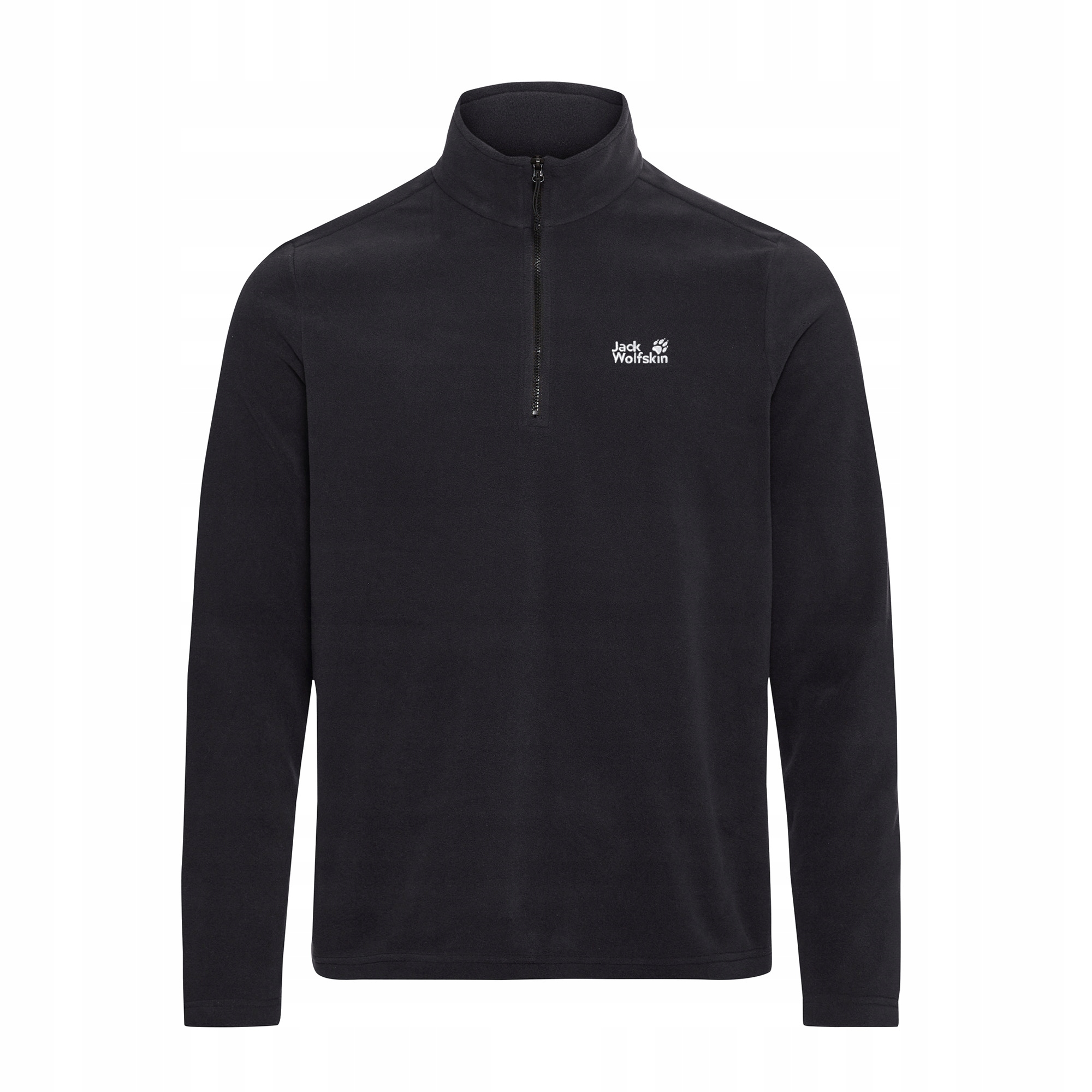 Bluza polarowa męska Jack Wolfskin Taunus 100 Half Zip black