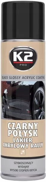 

Lakier Akrylowy Czarny 500ML Spray Połysk