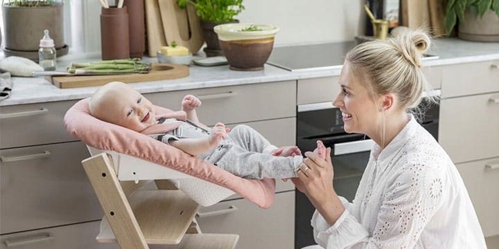 Stokke Tripp Trapp krzesełko do karmienia | Whitew Kolor Odcienie szarości i srebra