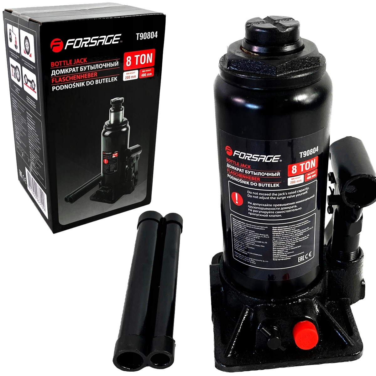 ГИДРАВЛИЧЕСКИЙ ДОМКРАТ 8 ТОНН