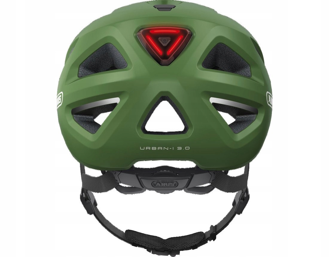 Kask rowerowy miejski Abus Urban-I 3.0 r. M 52-58 lampka Led jede green
