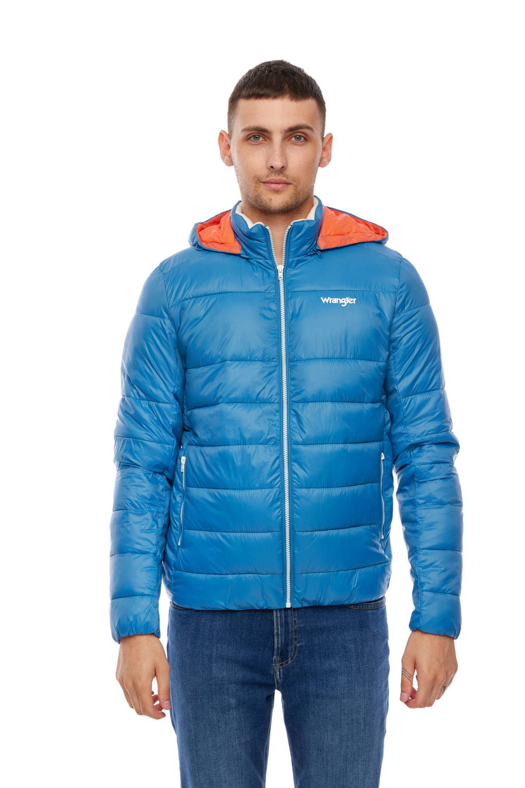 Wrangler Puffer Jacket Deep Water W4725X4DF XL