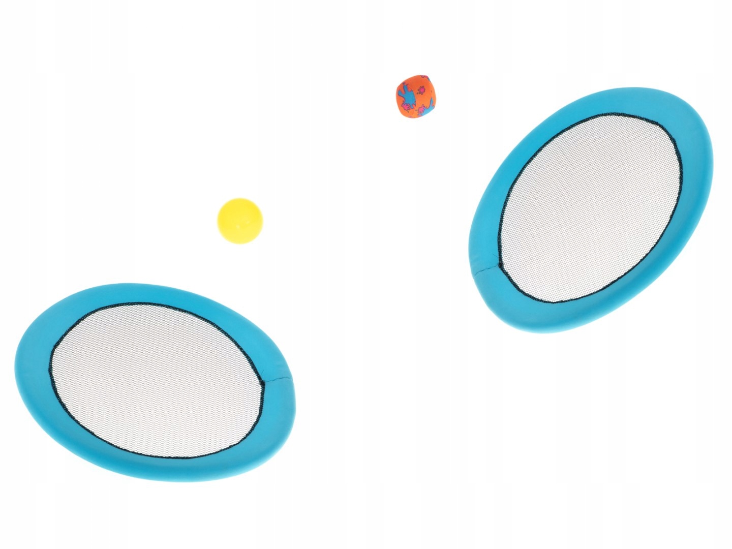 Paletki z siateczki krążki dyski + 2 piłki Marka inna