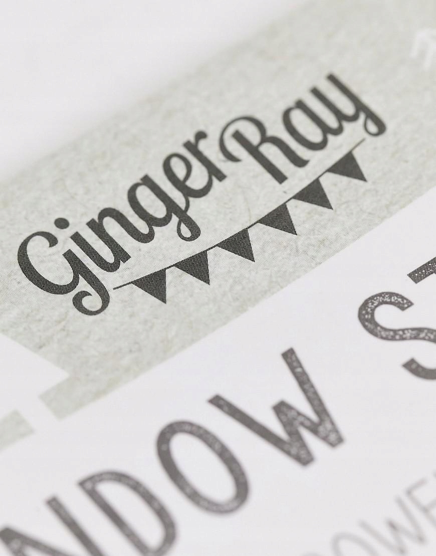 - Ginger Ray vvk NAKLEJKI ŚNIEŻYNKI NA SZYBĘ Wysokość produktu 7 cm