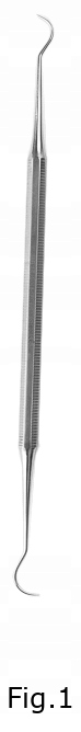 

Zgłębnik stomatologiczny dwustronny, Fig.1