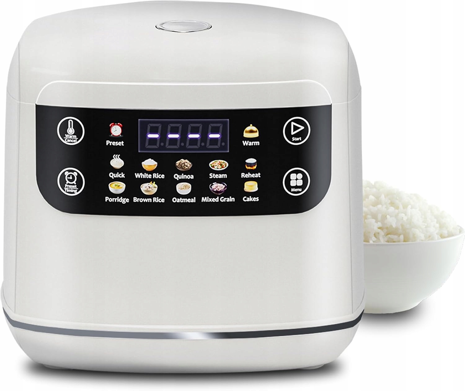 Rýžovar Přístroj Na Vaření Rýže Parní Hrnec 10 Programů 2 L