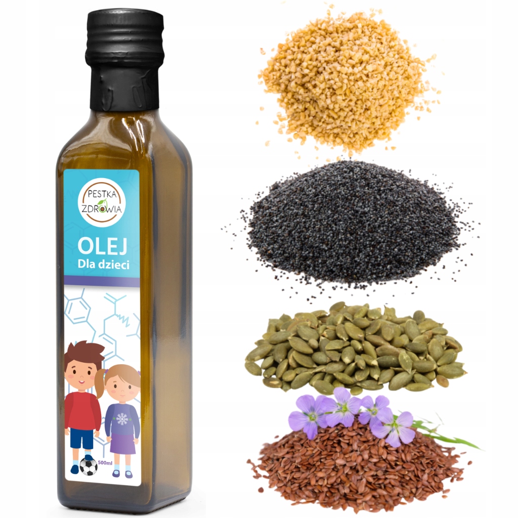 Levně Dětský Olej lisovaný Přírodní lisovaná kompozice za studena 500 ml