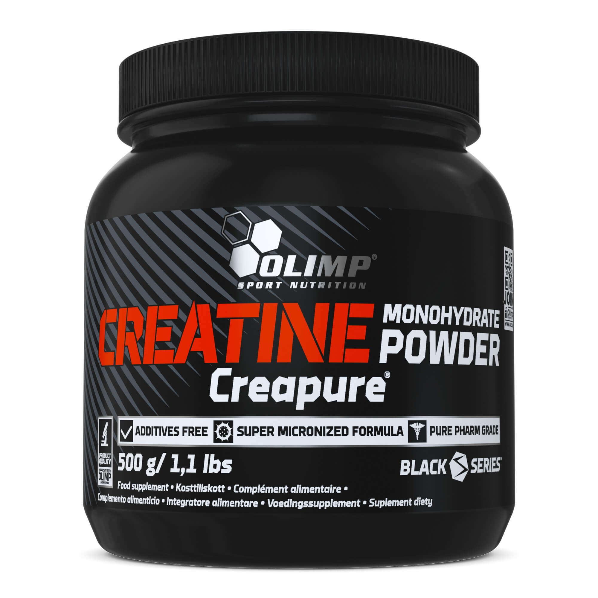 Olimp Creatine Monohydrate Creapure 500 g Kreatin Monohydrát