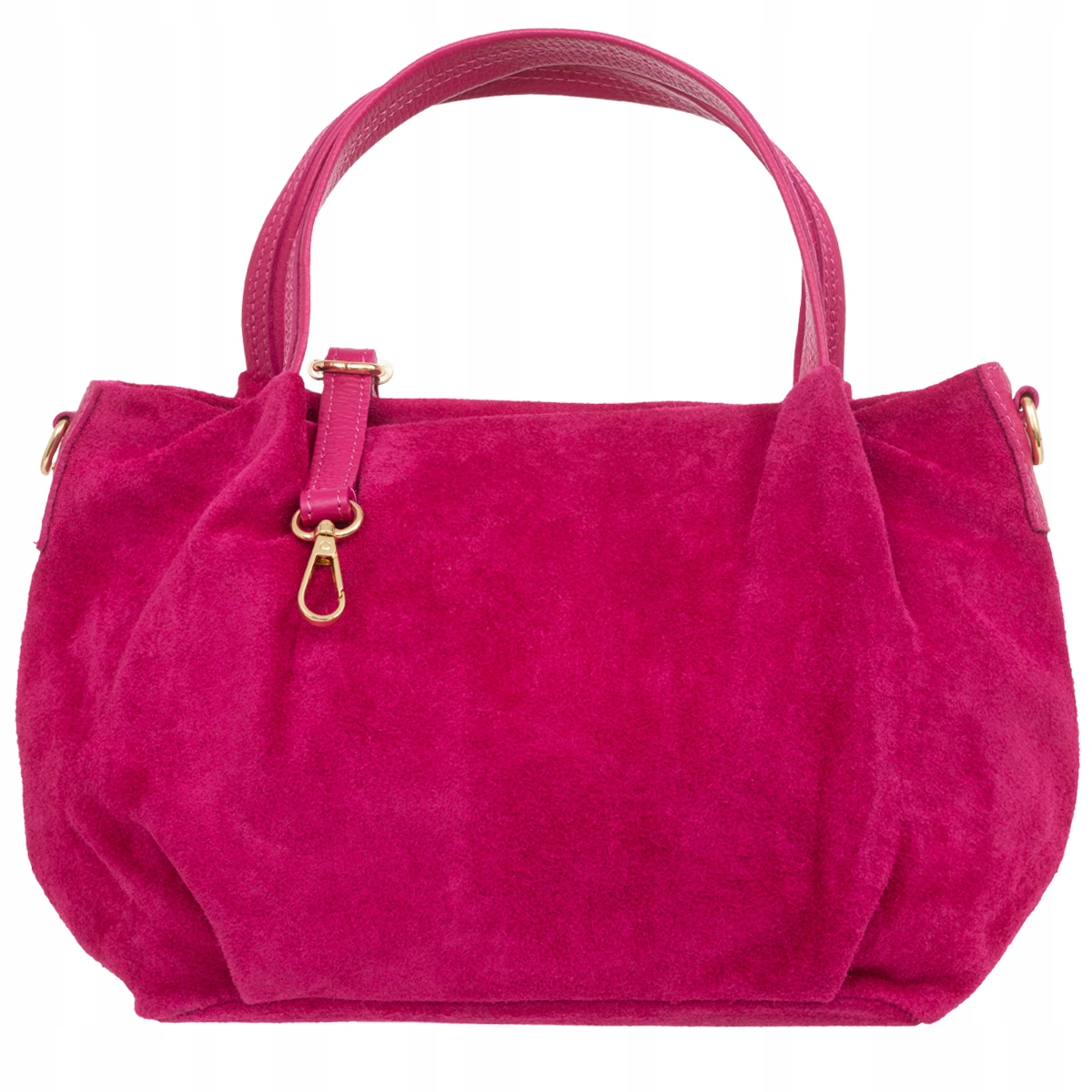 Dámská kabelka přes rameno Semišová Vera Pelle Bolsa Fuchsia