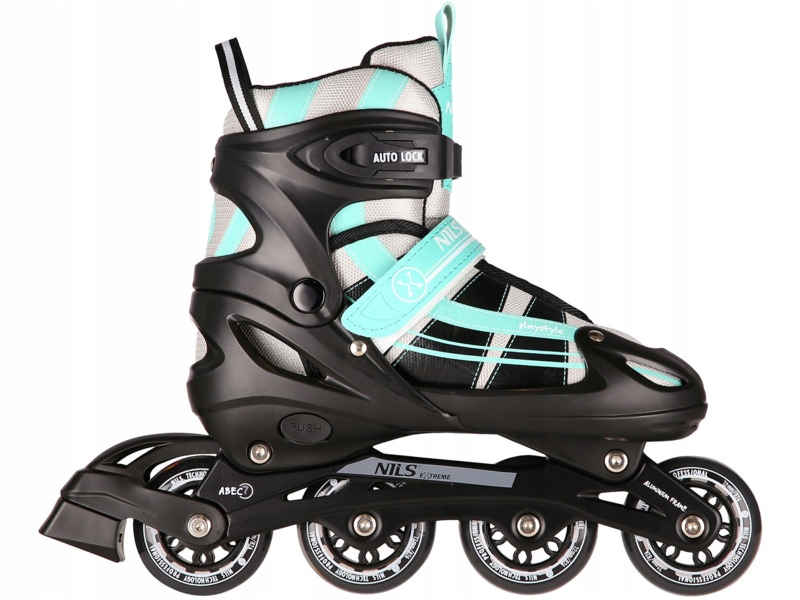 Łyżworolki Nils Extreme NH18366A 2w1 (rozmiar 35-38) Niebiesko-czarny