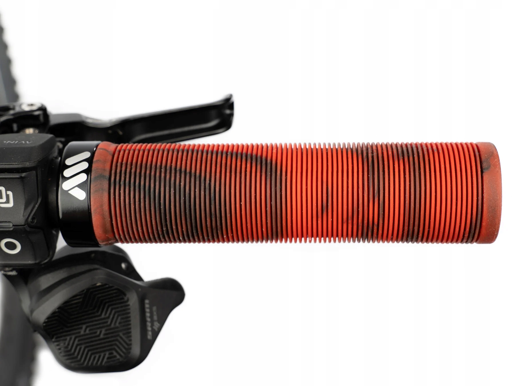 Manžety Rukojeti Gripy na kolo Ams Barcode Grips Červené Camo