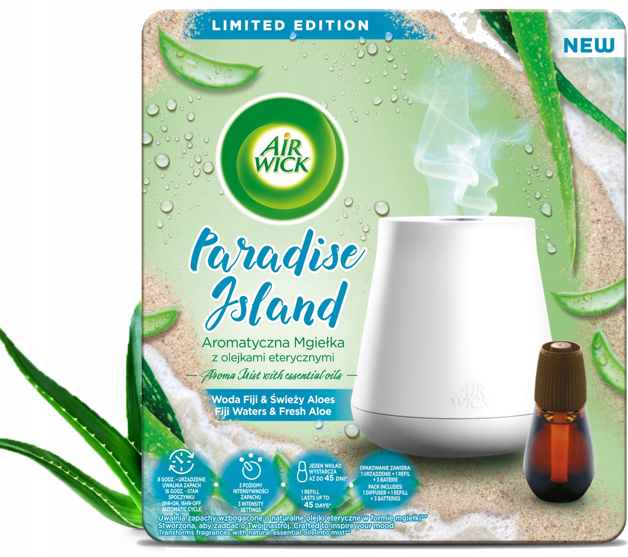 

Air Wick Mist Woda Fiji & Aloes komplet