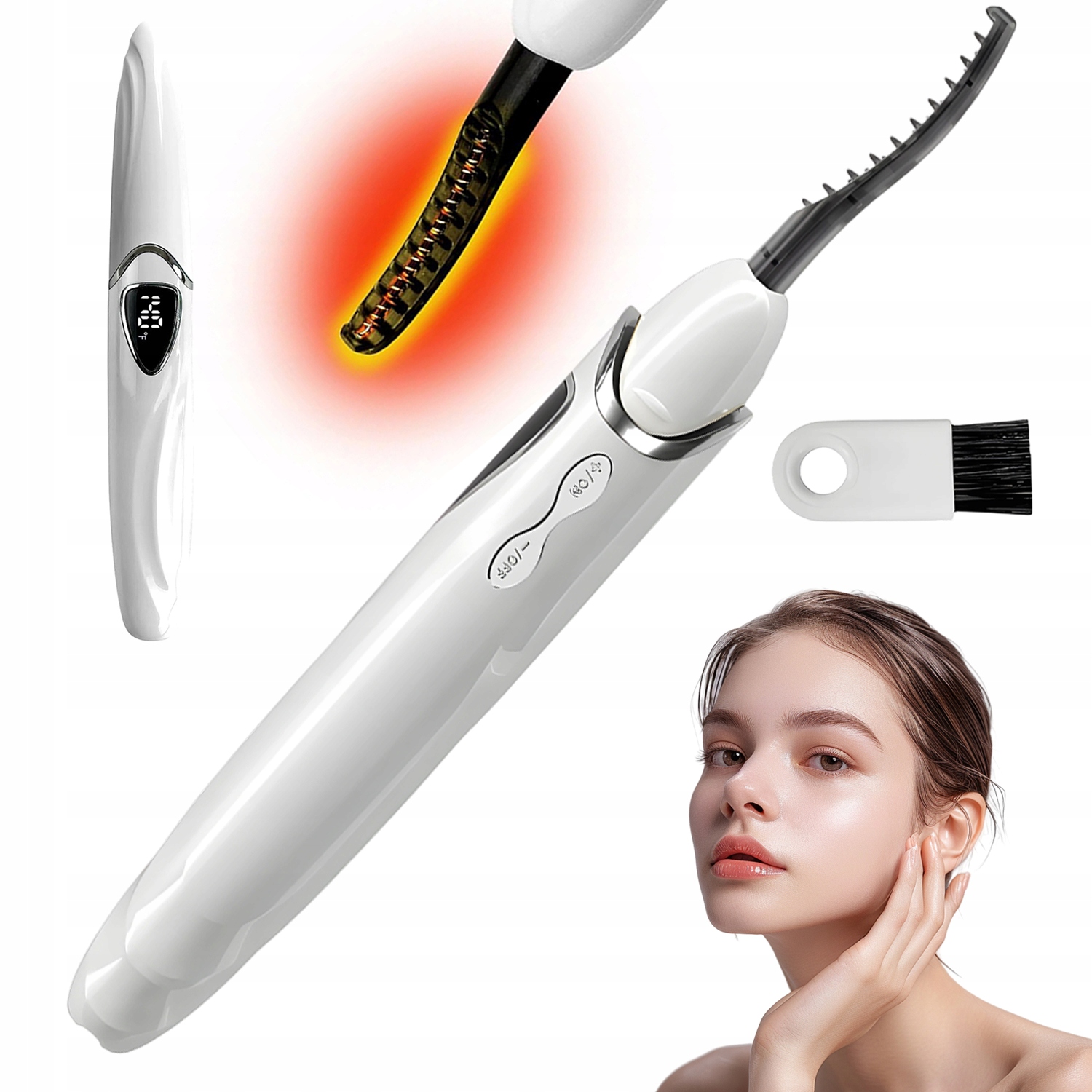 Elektrická Řasenka Vyhřívaná 60-90°C 5 MM Usb-c Vzdálenost Nabíjení