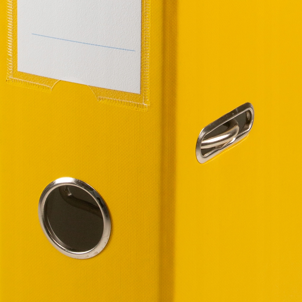 SEGREGATOR ŻÓŁTY A4 75mm DŹWIGNIOWY WZMACNIANY Liczba sztuk w ofercie 1 szt.