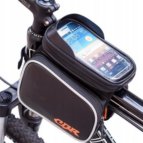 TORBA ROWEROWA SAKWA NA RAMĘ CBR UCHWYT NA TELEFON WIELOFUNKCYJNY ETUI