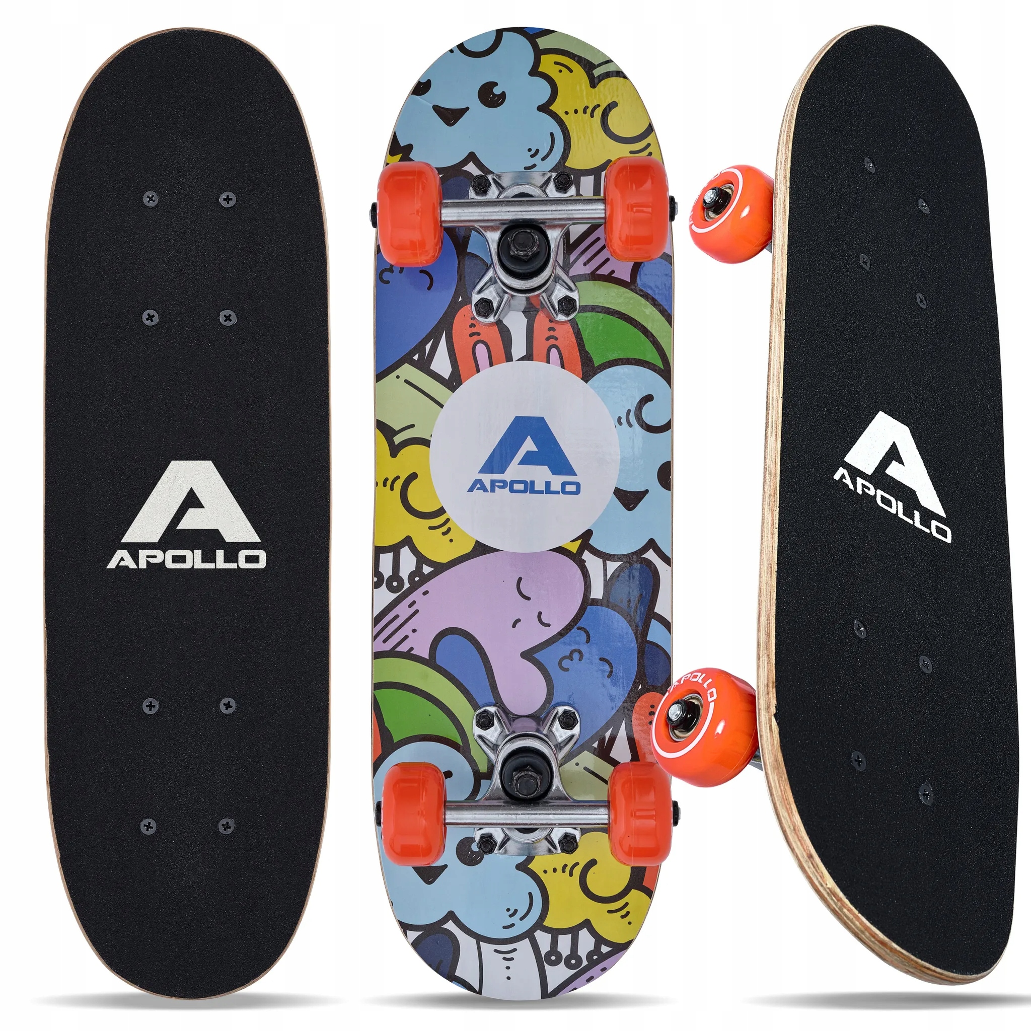 Deskorolka Apollo Fluffy 51cm ABEC-3|Kompaktowy Mini Cruiser dla Dzieci
