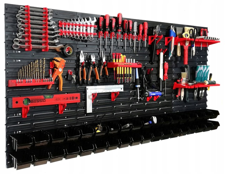 TABLICA WARSZTATOWA ŚCIANKA NARZĘDZIOWA 160x80cm