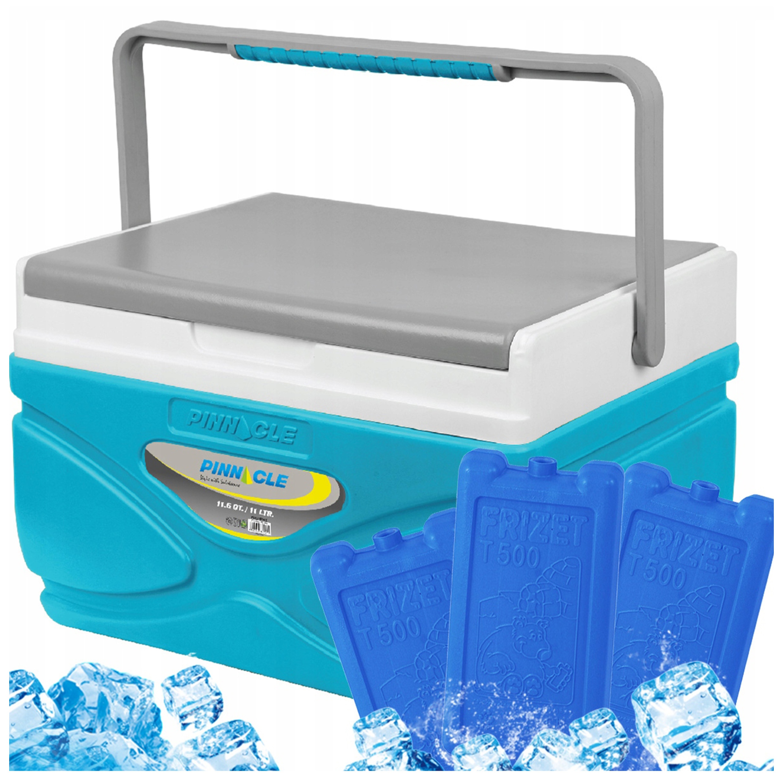 Turistická lednička na náplně 11L Pinnacle Tpx 8001 tyrkysová 3 náplně