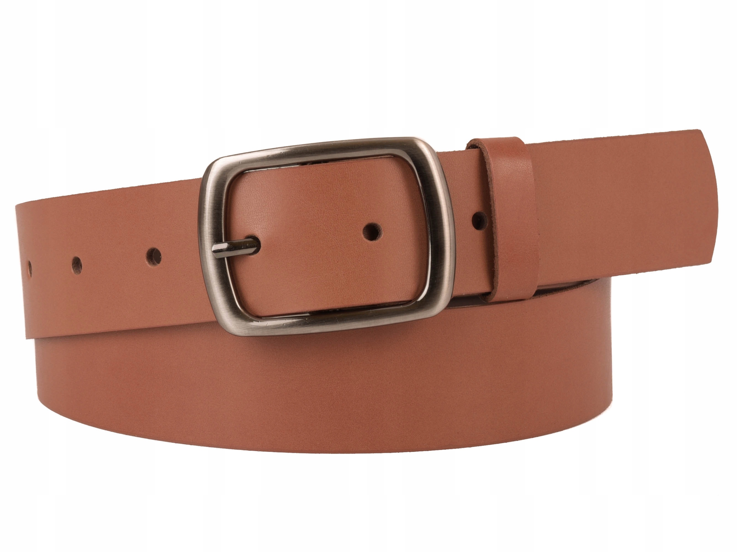 

Skórzany Pasek damski Szeroki Rudy 4cm 105 S