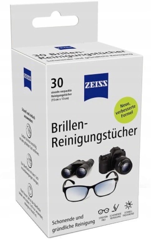 

Zeiss Chusteczki Do Czyszczenia Bez Alkoholu 30szt