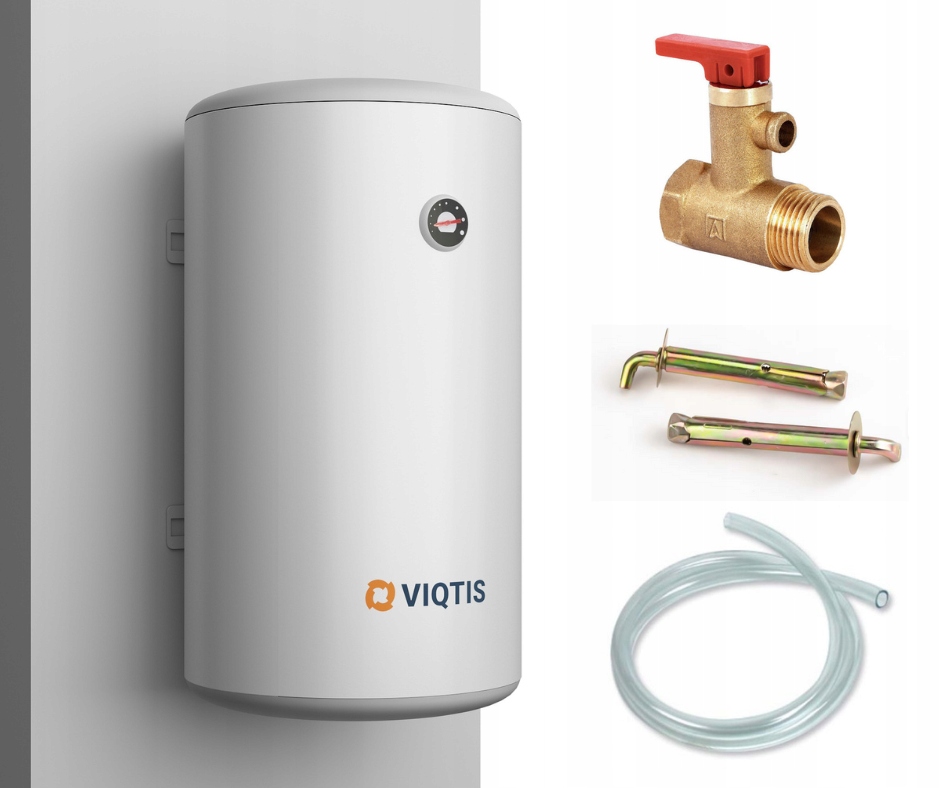 Elektrický ohřívač vody, smaltovaný, ohřívač vody 50 l, 2 kW