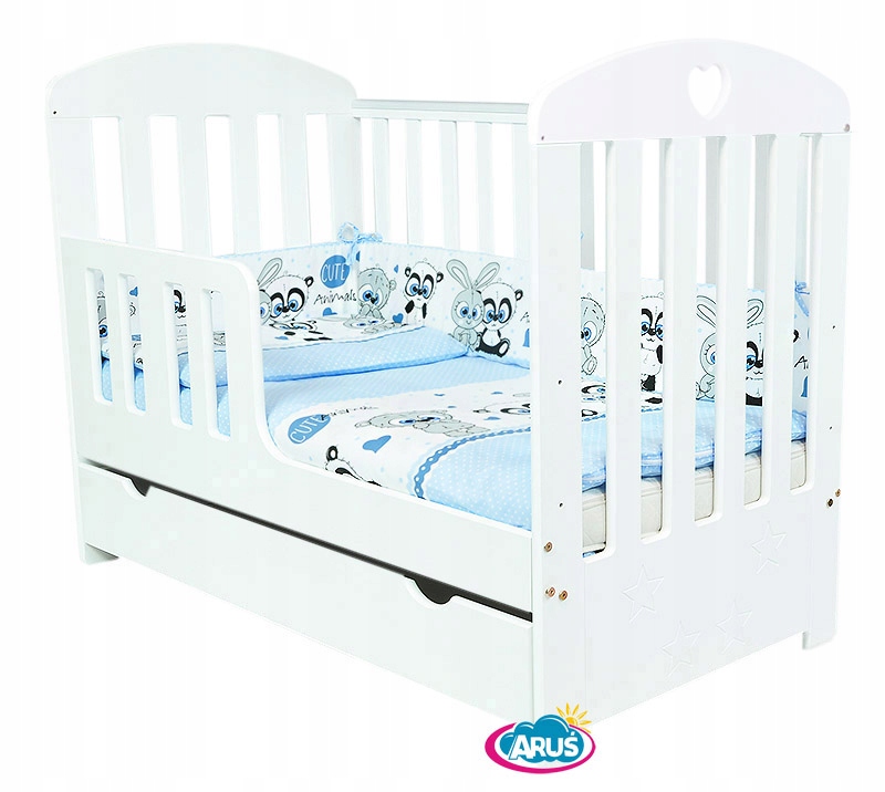 13el ŁÓŻECZKO DZIECIĘCE Z SZUFLADĄ TAPCZANIK %