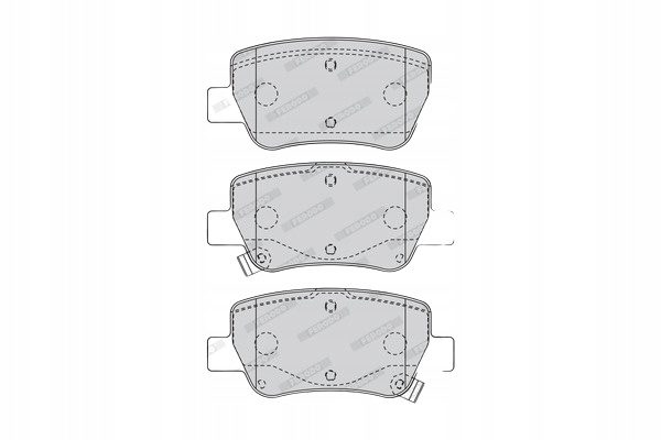 Тормозные колодки задние Ferodo FDB4411 TOYOTA