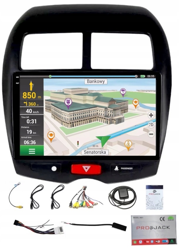 Navigační Rádio Android Citroen C4 Aircross 2012-2018 Wifi Carplay 4/64GB