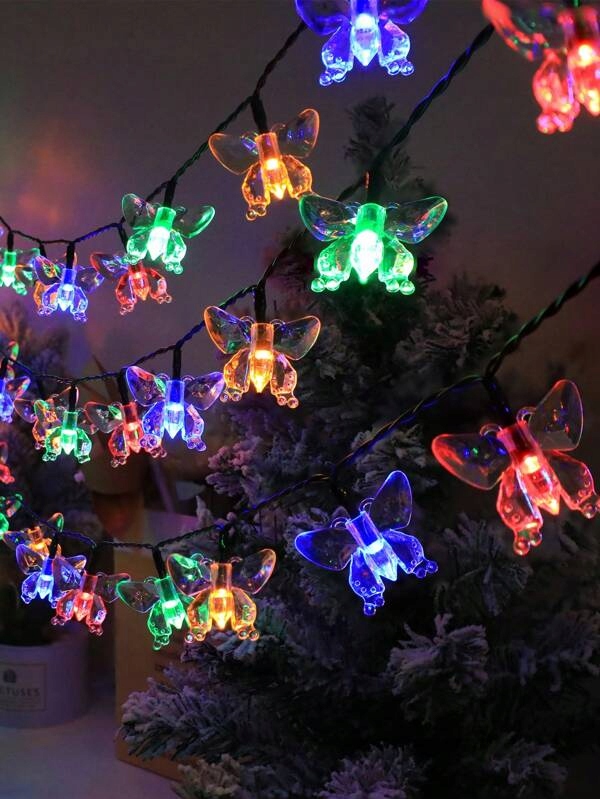 LAMPA SOLARNA OGRODOWA MOTYLKI 20 LED BUTTERFLY NOWOCZESNY WYSTRÓJ Marka inna