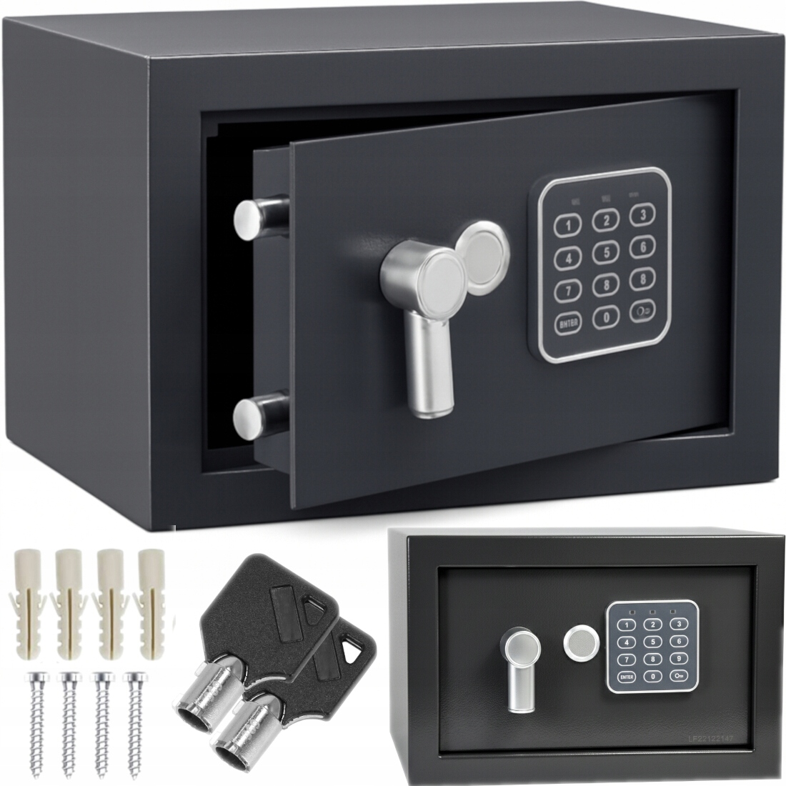 Sejf Domowy Kasetka Na Szyfr Zamek Elektroniczny Kasa Pancerna