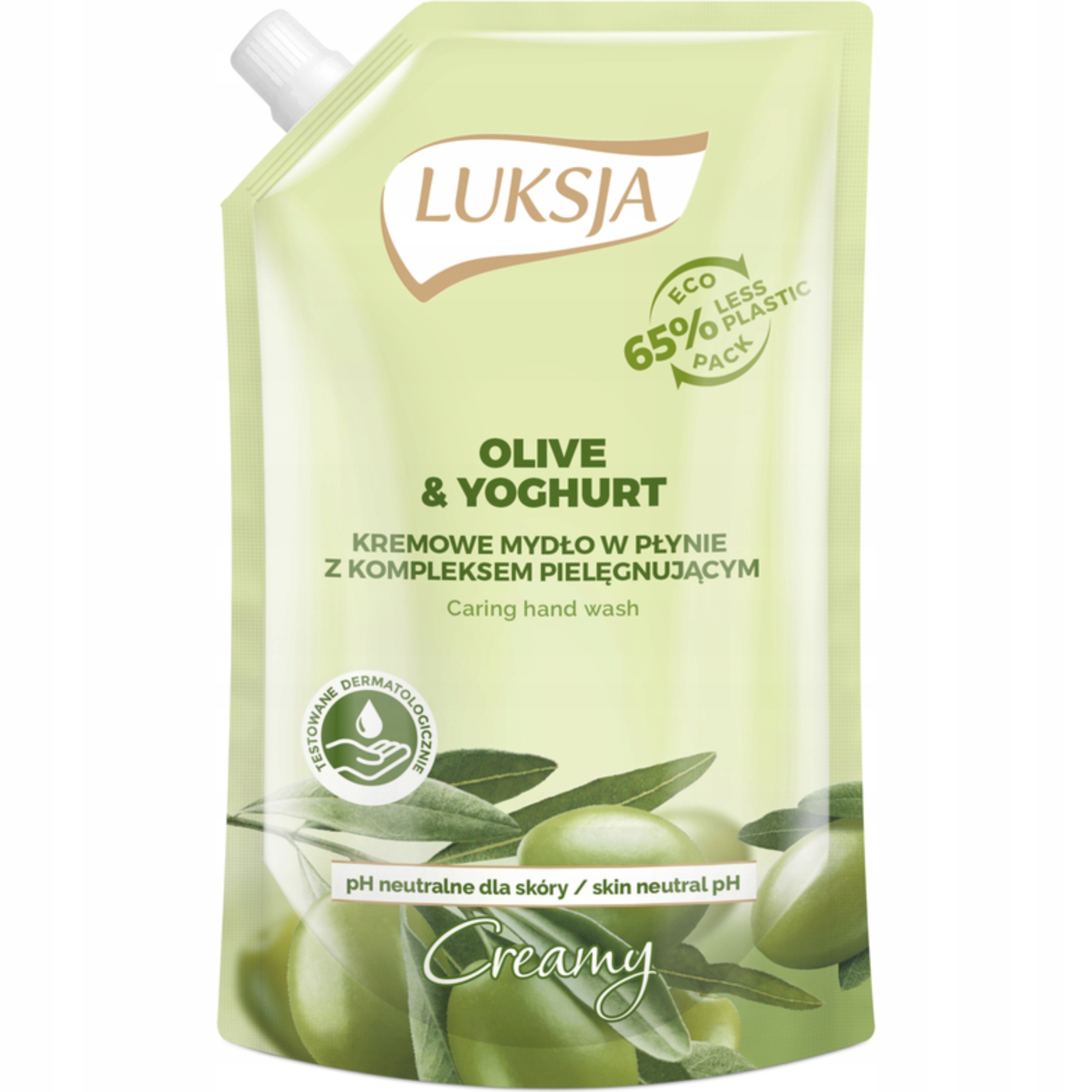 

Mydło w płynie Luksja Creamy Olive zapas 900ml