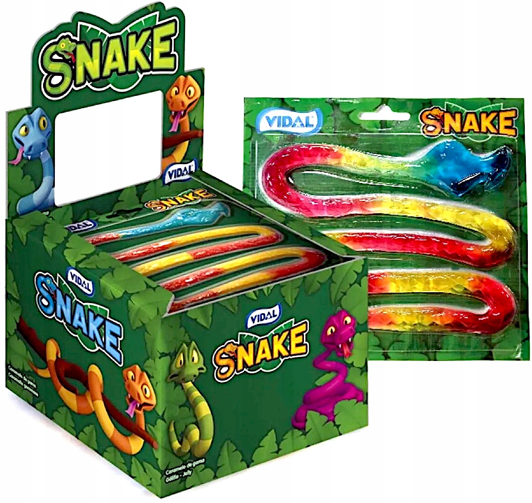 Terraformovaný gel Had Vidal Jelly Snake Bez Lepku Display 11 x 66 g