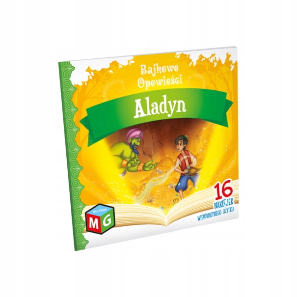 

Bajka Aladyn książeczka 16 naklejek