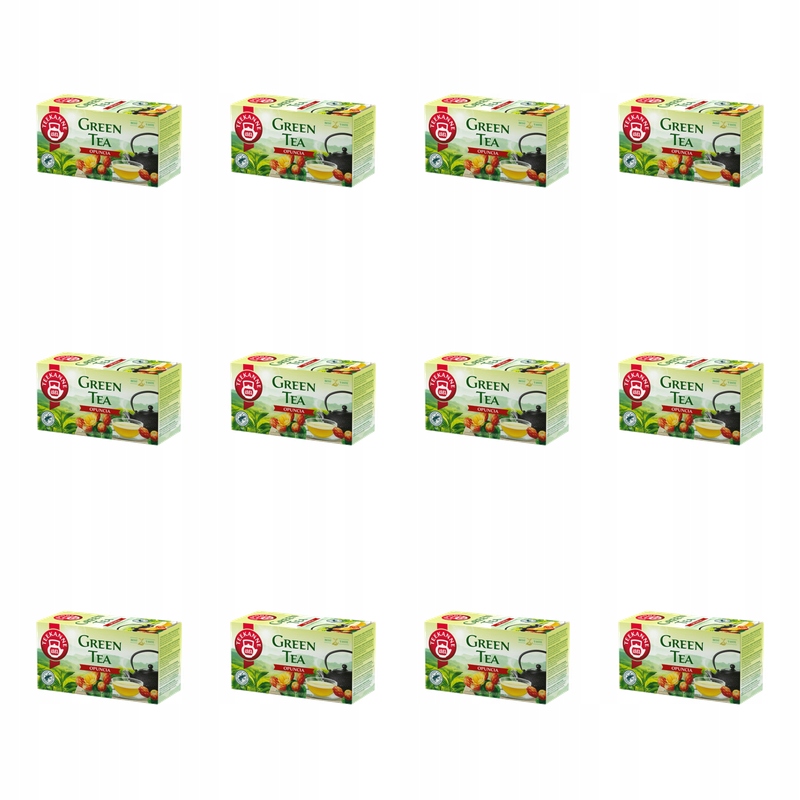 Herbata zielona Teekanne Green Tea Opuncia 20 torebek x 1,75g Rfa X12