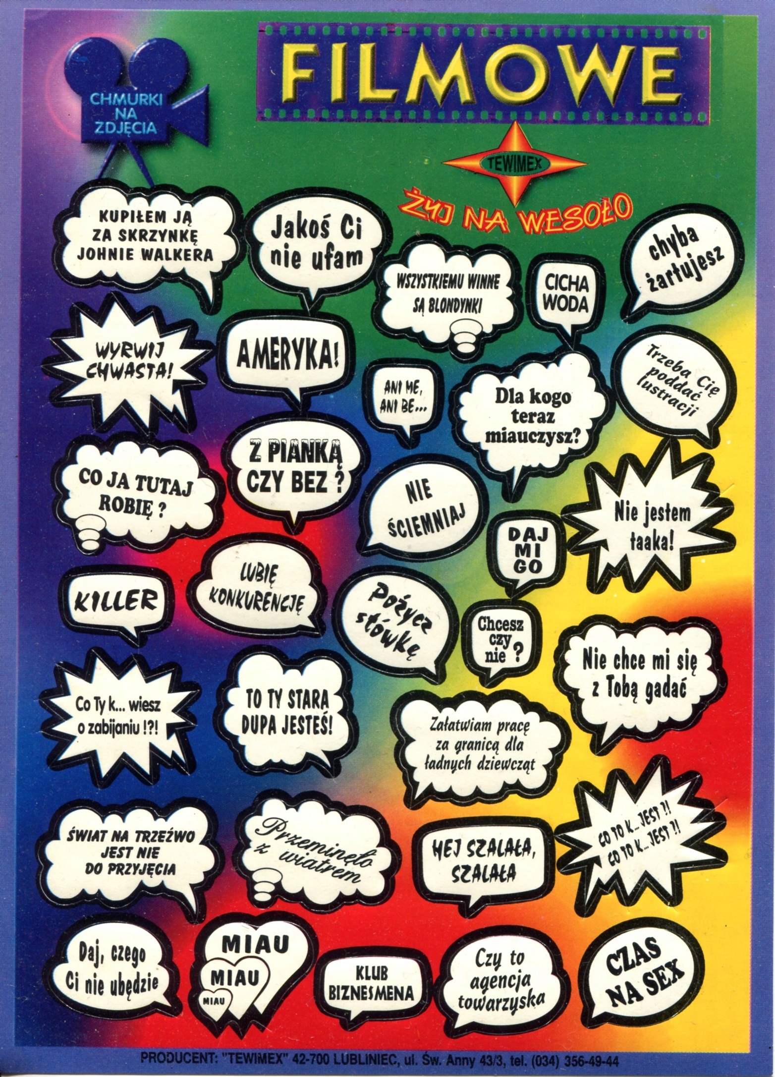 CHMURKI DO OPISÓW ZDJĘĆ, KSIĘGA GOŚCI, ALBUM