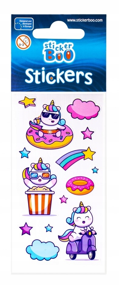 

Naklejki nalepki Sticker Boo Jednorożce 0884