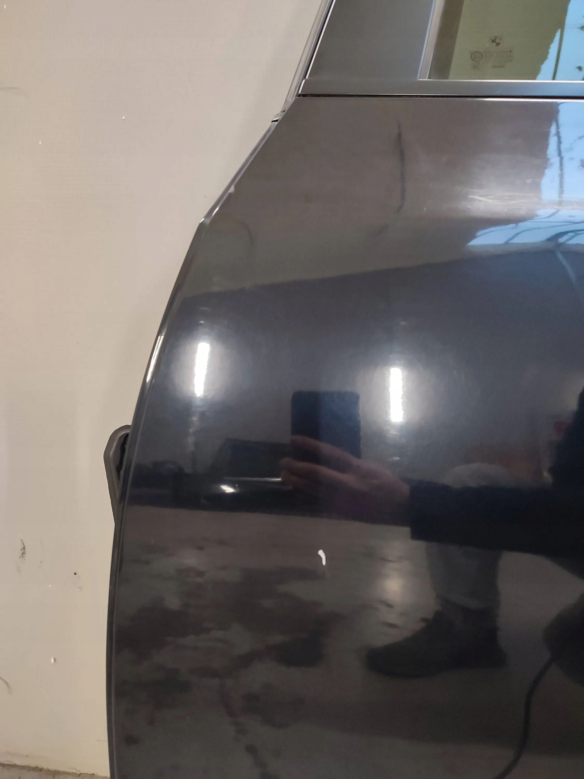 Tür links heck BMW 5 E60 Carbonschwarz Metallic (416)